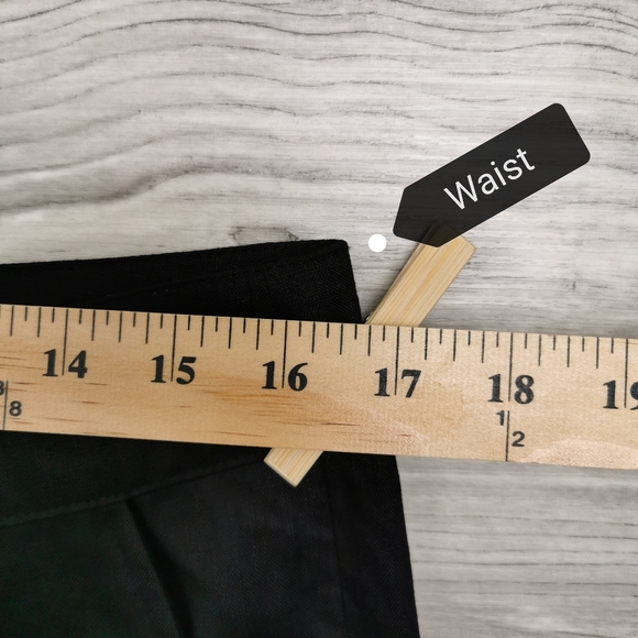 MEDIUM BLU9 100% Linen Black Pants NWT - Picture 5 of 15